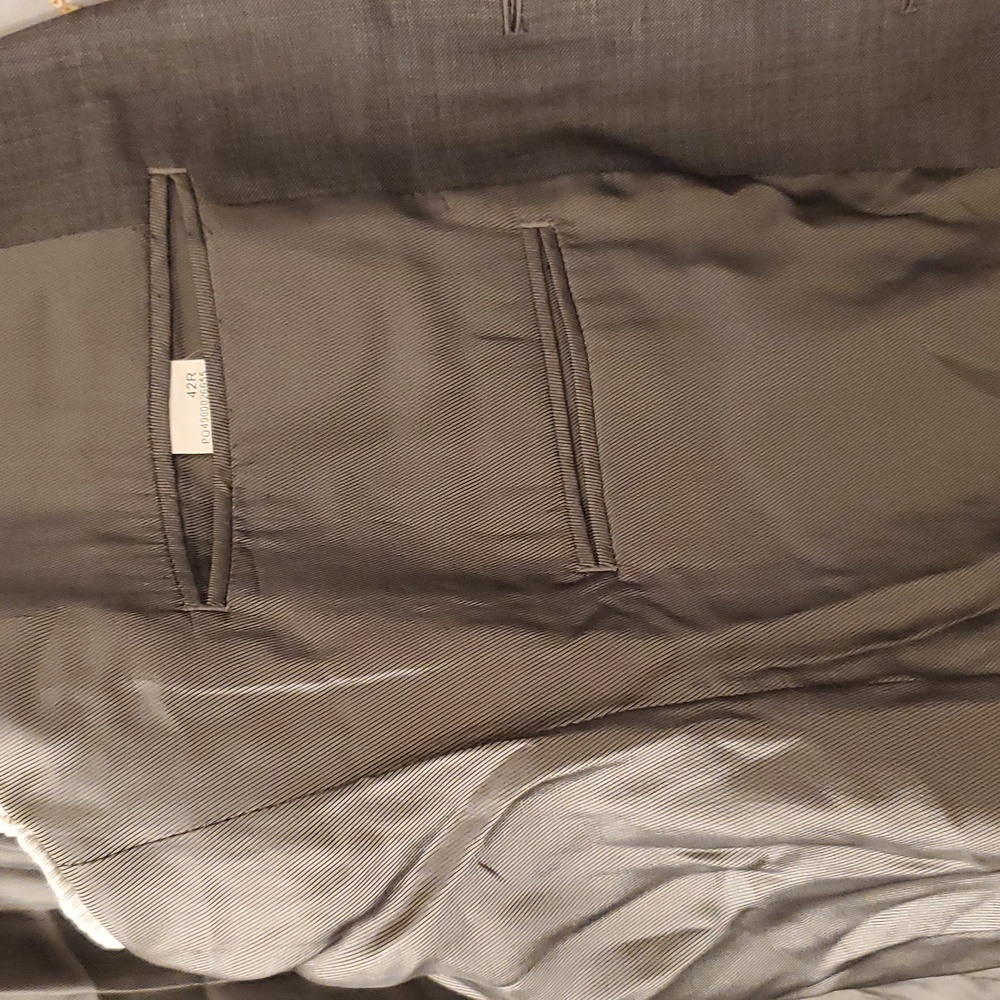 Calvin Klein Charcoal Blazer Suit Coat - Picture 7 of 11